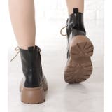 ボリュームソールラウンドレースアップブーツ 女性 レディース | レースレディース  | 詳細画像12 