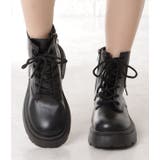 ボリュームソールラウンドレースアップブーツ 女性 レディース | レースレディース  | 詳細画像8 