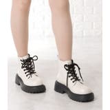 ボリュームソールレースアップショートブーツ 女性 レディース | レースレディース | 詳細画像13