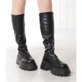 【ショート ロング】ボリュームソールベーシックレザー調ブーツ 女性 | レースレディース  | 詳細画像6 