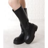 ボリュームソールベーシックロングブーツ 女性 レディース | レースレディース | 詳細画像4