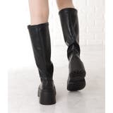 ボリュームソールベーシックロングブーツ 女性 レディース | レースレディース | 詳細画像6