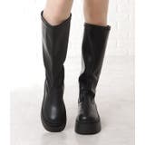 ボリュームソールベーシックロングブーツ 女性 レディース | レースレディース | 詳細画像8