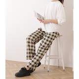 チェック柄裏ボアワイドイージーパンツ 女性 レディース | レースレディース | 詳細画像11