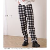 チェック柄裏ボアワイドイージーパンツ 女性 レディース | レースレディース | 詳細画像12