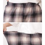 チェック柄裏ボアワイドイージーパンツ 女性 レディース | レースレディース | 詳細画像19