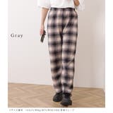 チェック柄裏ボアワイドイージーパンツ 女性 レディース | レースレディース | 詳細画像6
