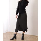 選べる2タイプ レギンス付きイレギュラーヘムスリットフレアスカート 女性 | レースレディース  | 詳細画像7 