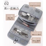 フック付きスクエア型乾湿分離メッシュマルチポーチ | レースレディース | 詳細画像4