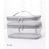 スクエア型2層メッシュマルチポーチ | レースレディース | 詳細画像15