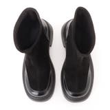 レザー調ドッキング厚底ショートブーツ | レースレディース | 詳細画像13