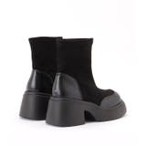 レザー調ドッキング厚底ショートブーツ | レースレディース | 詳細画像15