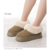 ムートン風ボア付きボリュームショートブーツ | レースレディース  | 詳細画像11 