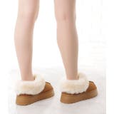 ムートン風ボア付きボリュームショートブーツ | レースレディース  | 詳細画像9 