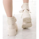 ボリュームソールレースアップショートブーツ | レースレディース  | 詳細画像12 