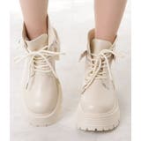 ボリュームソールレースアップショートブーツ | レースレディース  | 詳細画像14 