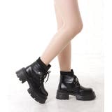 ボリュームソールレースアップショートブーツ | レースレディース  | 詳細画像7 