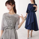 フェイク レイヤード サテンタック | レースレディース  | 詳細画像1 