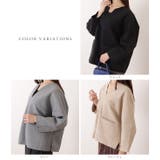 ウールライク キーネック 長袖 | レースレディース | 詳細画像2