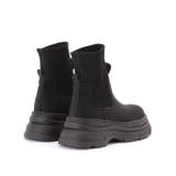 レザー調ドッキング厚底ショートブーツ 女性 レディース | レースレディース  | 詳細画像18 