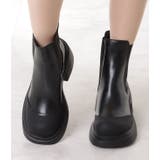 サイドゴアボリュームラウンドショートブーツ 女性 レディース | レースレディース  | 詳細画像8 