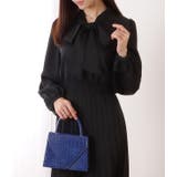 ボウタイ付き パフスリーブ プリーツ | レースレディース  | 詳細画像4 