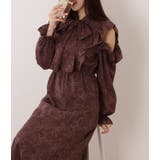 ボウタイ付き 花柄 カットアウト | レースレディース | 詳細画像9