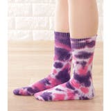 【5足セット】カラータイダイクルーリブソックス 女性 レディース | レースレディース  | 詳細画像5 