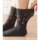 ベーシックカラーダメージクルーソックス 女性 レディース | レースレディース  | 詳細画像18 