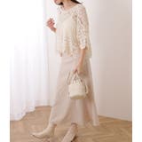 クロシェ編み スカラップ 7分袖 | レースレディース | 詳細画像5