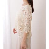 クロシェ編み スカラップ 7分袖 | レースレディース | 詳細画像8
