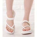 パールプラットフォームサンダル プラットフォームサンダル 厚底サンダル | レースレディース  | 詳細画像14 