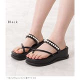 パールプラットフォームサンダル プラットフォームサンダル 厚底サンダル | レースレディース  | 詳細画像3 