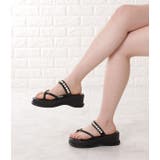 パールプラットフォームサンダル プラットフォームサンダル 厚底サンダル | レースレディース  | 詳細画像5 