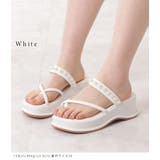 パールプラットフォームサンダル プラットフォームサンダル 厚底サンダル | レースレディース  | 詳細画像9 