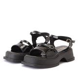 グラディエータープラットフォームサンダル 厚底サンダル グラディエーター | レースレディース  | 詳細画像1 