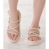 プラットフォームチューブストラップサンダル プラットフォームサンダル チューブ | レースレディース  | 詳細画像14 