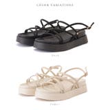 プラットフォームチューブストラップサンダル プラットフォームサンダル チューブ | レースレディース  | 詳細画像2 