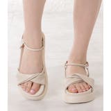 プラットフォームデザインサンダル 厚底サンダル ストラップサンダル | レースレディース | 詳細画像14