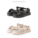 プラットフォームデザインサンダル 厚底サンダル ストラップサンダル | レースレディース | 詳細画像2