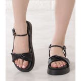 プラットフォームデザインサンダル 厚底サンダル ストラップサンダル | レースレディース | 詳細画像8