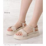 プラットフォームデザインサンダル 厚底サンダル ストラップサンダル | レースレディース | 詳細画像9