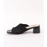 クロシェ風チャンキーヒールサンダル レディース 夏 | レースレディース  | 詳細画像19 