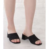 クロシェ風チャンキーヒールサンダル レディース 夏 | レースレディース  | 詳細画像5 