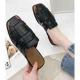 編み込み スリッパサンダル フラットシューズ | レースレディース  | 詳細画像5 