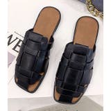 編み込み スリッパサンダル フラットシューズ | レースレディース  | 詳細画像7 