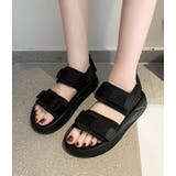 ダブルベルト 厚底 スポーツサンダル | レースレディース  | 詳細画像6 