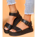 厚底 スポーツサンダル ダブルベルト | レースレディース  | 詳細画像4 