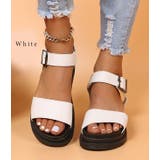 厚底 スポーツサンダル ダブルベルト | レースレディース  | 詳細画像8 