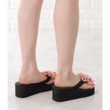 厚底フラワービーチサンダル 厚底サンダル ビーチサンダル | レースレディース  | 詳細画像9 